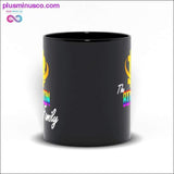 Plus Minus Co The BITCOIN Family Black Mugs, view 2