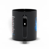 Plus Minus Co The Capricorn, Capricorn Is Cautious, Ambitious, Practical, Responsible, Introvert, Caring, Open-Hearted, Reliable, And Nosey Black Mugs, view 3