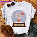 Plus Minus Co There's Advantages to Being Cute T Shirt Women Chihuahua, view 3