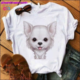 Plus Minus Co There's Advantages to Being Cute T Shirt Women Chihuahua, view 5