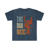 Plus Minus Co This Dad Rocks Rock N Roll Metal T-Shirts, Rock n Roll Shirt, Metal T-Shirt Gift for Father, Fathers Day Gift, Gift For Him, Dad Shirt, view 5