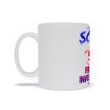 Plus Minus Co This Is My Scary Fraud Investigator Costume Mug,Funny Investigator, Funny fraud, Investigator gift, view 3