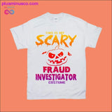 Plus Minus Co This is my Scary Fraud Investigator Costume T-Shirt, view 2