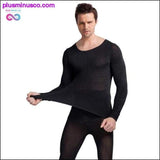 Plus Minus Co This Warm Long Johns Winter Thermal Underwear Set For Men, view 5