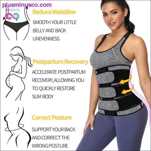 Plus Minus Co Three Buckle Belly Band Waistband Postpartum Waist Supporter