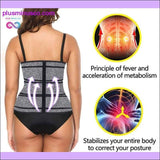 Plus Minus Co Three Buckle Belly Band Waistband Postpartum Waist Supporter, view 2
