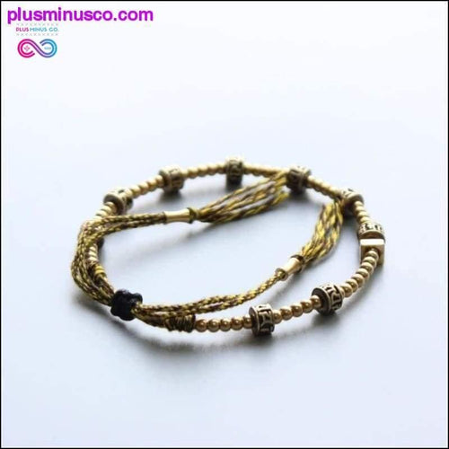 Plus Minus Co Tibetan Buddhist Hand Braided Cotton thread Lucky Knots
