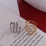 Plus Minus Co Titanium Steel Wrap Ring, view 6