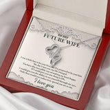 Plus Minus Co To My Future Wife Necklace, Engagement Gift for Future Wife,, view 5