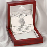 Plus Minus Co To My Future Wife Necklace, Engagement Gift for Future Wife,, view 6