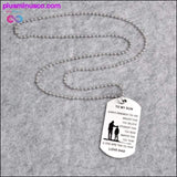Plus Minus Co To My Son/Daughter-LOVE DAD/MOM Jewelry, view 3