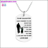 Plus Minus Co To My Son/Daughter-LOVE DAD/MOM Jewelry, view 4