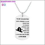 Plus Minus Co To My Son/Daughter-LOVE DAD/MOM Jewelry, view 5