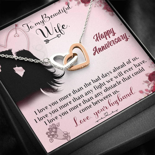 Plus Minus Co To My Wife Necklace - Anniversary Gift for Wife, Birthday