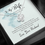 Plus Minus Co To My Wife Necklace - Anniversary Gift for Wife, Birthday, view 3