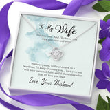 Plus Minus Co To My Wife Necklace - Anniversary Gift for Wife, Birthday, view 4