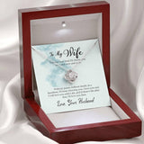Plus Minus Co To My Wife Necklace - Anniversary Gift for Wife, Birthday, view 6