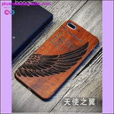 Plus Minus Co Totem Design for Bamboo Wood Phone Cases For iPhone, view 2