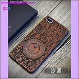Plus Minus Co Totem Design for Bamboo Wood Phone Cases For iPhone, view 4