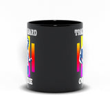 Plus Minus Co Train Hard Or Die Black Mugs,Men's Weight Lifting, Athletic , Gym Workout, Fitness Sports, view 2