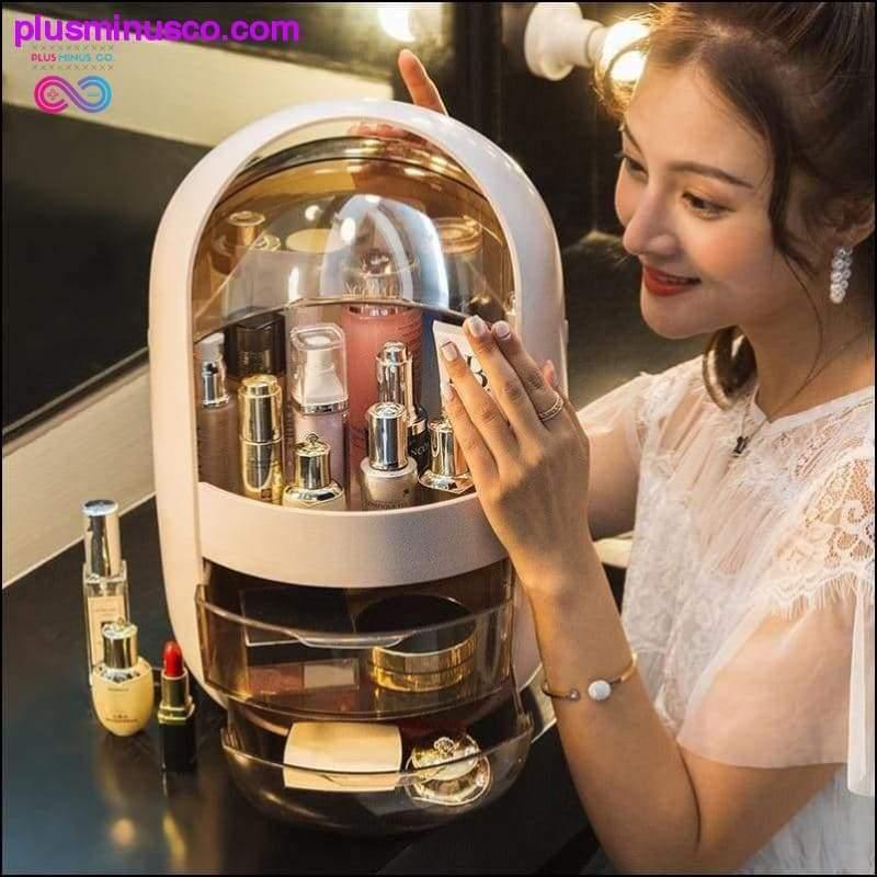 Plus Minus Co Transparent Cosmetic Organizer Creative Makeup Storage Box