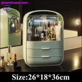 Plus Minus Co Transparent Cosmetic Organizer Creative Makeup Storage Box, view 3