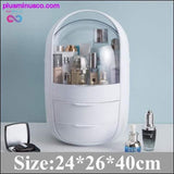 Plus Minus Co Transparent Cosmetic Organizer Creative Makeup Storage Box, view 5
