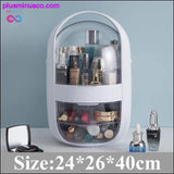Plus Minus Co Transparent Cosmetic Organizer Creative Makeup Storage Box, view 6