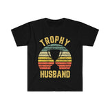 Plus Minus Co Trophy Husband Funny T-Shirt For Cool Father Or Dad, Trophy Husband, Gift for Him, Funny Husband, Gift from Wife, Anniversary Gift for Him,, view 2