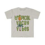 Plus Minus Co Tropical Vacay Vibes T shirt, Pineapple Palm Trees Retro Shirt, Vacay Vibes, Tropical Shirts, Travel Tee Shirts, Vacation Tees, Vacay Mode,, view 4