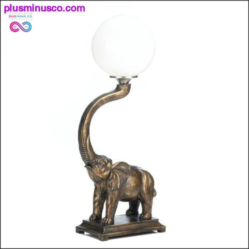 Plus Minus Co Trumpeting Elephant Globe Lamp