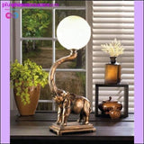 Plus Minus Co Trumpeting Elephant Globe Lamp, view 3