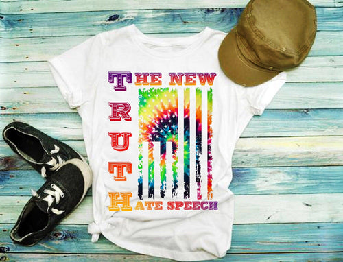 Plus Minus Co Truth The New Hate Speech T-Shirts,Political Correctness, Conservative Republican Tees, Voter Shirt, Politics Shirt, Voting Tee