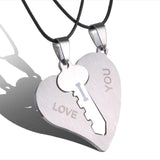Plus Minus Co Two Cat Couples Jewelry Necklace Black White Kitten Animal Pendant Choker Necklace Women Valentine's Day Thanksgiving Day Gift, view 3