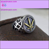 Plus Minus Co Two color Silver 316L Stainless Steel Weed Hemp Cannabis, view 2