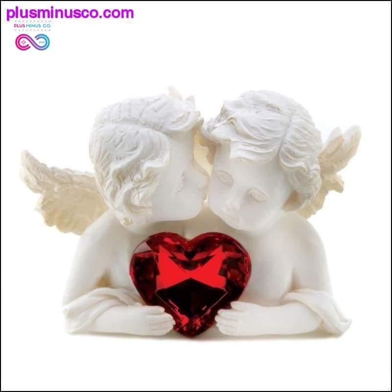 Plus Minus Co Two In Love Cherub Figurine ll PlusMinusco.com