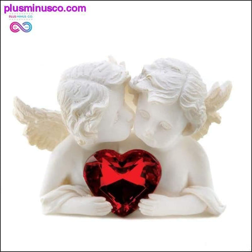 Plus Minus Co Two In Love Cherub Figurine: Perfect valentine's day gift