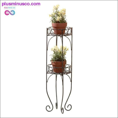 Plus Minus Co Two Tier Plant Stand ll Plusminusco.com