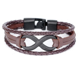 Plus Minus Co Infinity Charm Bracelet Bangle Classic Buckle friendship, view 3