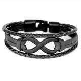 Plus Minus Co Infinity Charm Bracelet Bangle Classic Buckle friendship, view 5