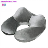 Plus Minus Co U-Shape Travel Pillow for Airplane Inflatable Neck Pillow, view 5