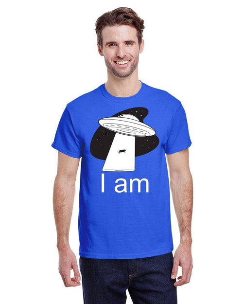 Plus Minus Co UFO Shirt, Alien Abduction Shirt, Outer Space Shirt, Lime Green Alien, Weird Shirt,  Space Tee, Flying Saucer T-Shirt Festival Alien T-Shirt