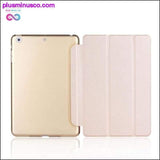Plus Minus Co Ultra Slim Magnetic Smart Flip Stand PU Leather Cover Case, view 3