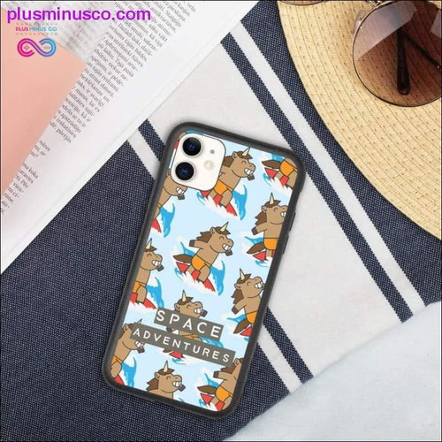 Plus Minus Co Unicorn iPhone case 100% Biodegradable Natural Eco Phone