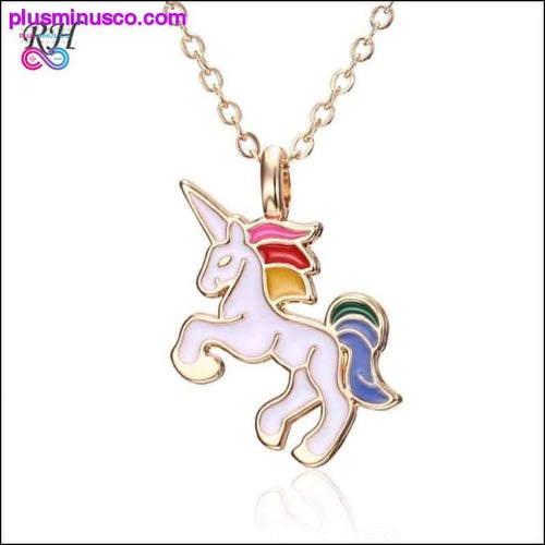 Plus Minus Co Unicorn Necklace and Pendant For Girls