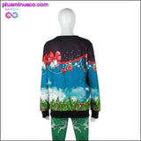 Plus Minus Co Unisex Men Women UGLY CHRISTMAS SWEATER Vacation Santa Funny, view 5