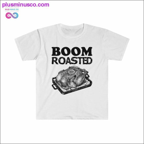 Plus Minus Co Boom Roasted Print Softstyle T-shirt