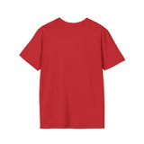 Plus Minus Co Yin YANG American flag Unisex Softstyle T-Shirt, view 5