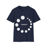 Plus Minus Co Thinking or Overthinking Unisex Softstyle T-Shirt, view 5