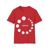 Plus Minus Co Thinking or Overthinking Unisex Softstyle T-Shirt, view 6